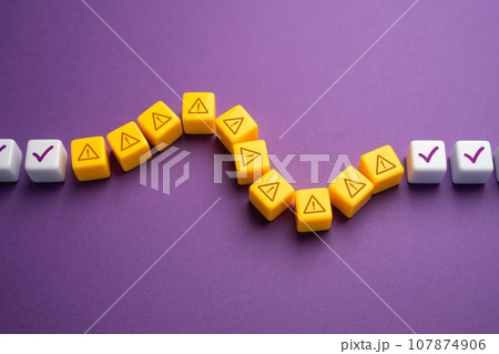 Errors in the program code. A series of malfunction warnings. An unknown issue was identified during a check. Mistake correction. Something wrong. 107874906