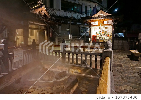 湯村温泉の源泉, 新温泉町, 美方郡, 兵庫県, 日本 107875480