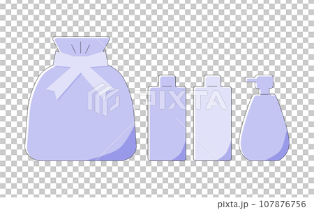 Hair care gift illustration Hair care gift illustration 107876756