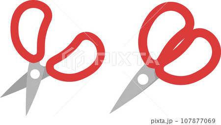 園芸ハサミのシンプルなアイコンイラスト 107877069