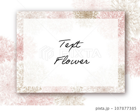 芍薬花束背景フレーム素材ヌーディー 芍薬花束背景フレーム素材ヌーディー 107877385