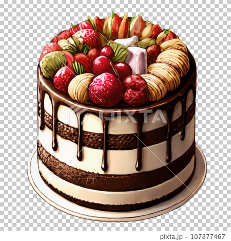 油絵 絵画 【飛び出すイチゴチョコケーキ】 3ff53981a26959d0b800a0e4be5ae2