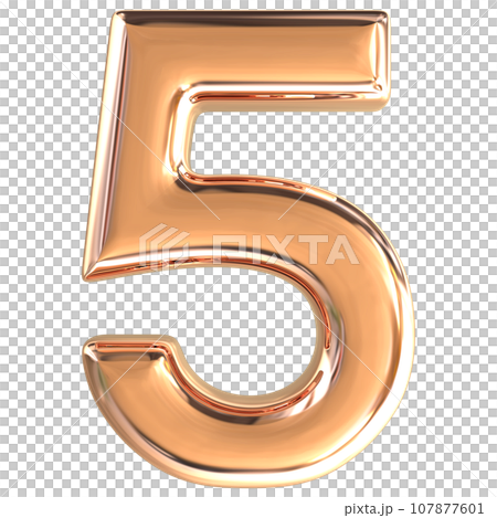 Number 3D Render 107877601