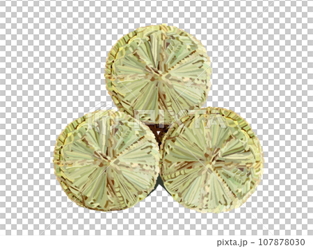 米俵三俵（正面）新俵のイラスト素材 [107878030] - PIXTA