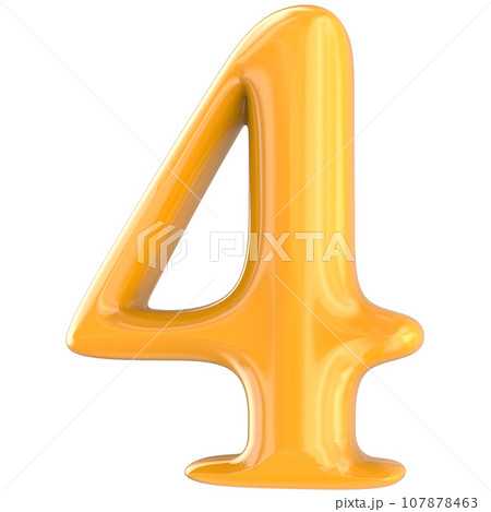 Number 3D Render 107878463
