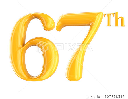 Number 3D Render 107878512