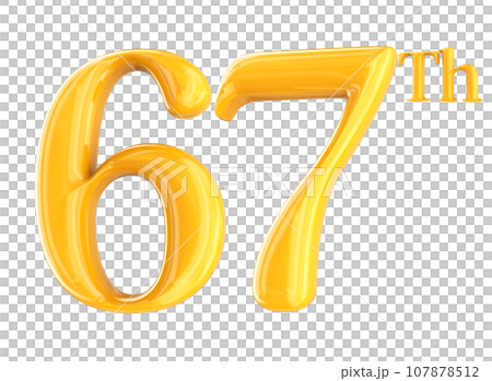 Number 3D Render 107878512