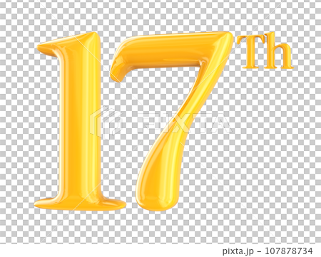 Number 3D Render Number 3D Render 107878734