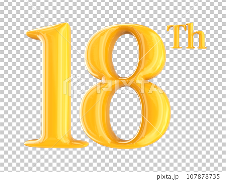 Number 3D Render Number 3D Render 107878735