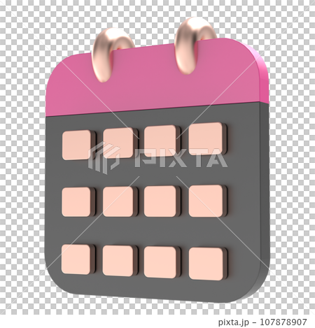 Calendar 3D Render 107878907