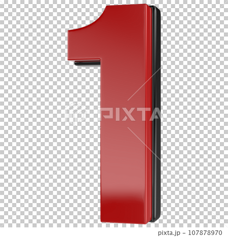 golden number sign made of inflatable balloon on white 107878970