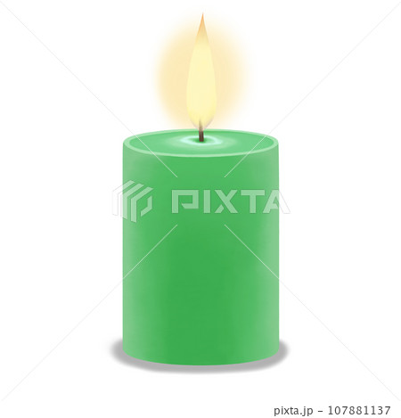 リアルなキャンドルのイラスト 107881137