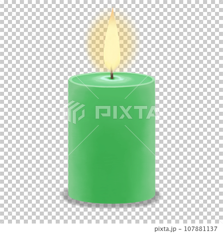 リアルなキャンドルのイラスト 107881137