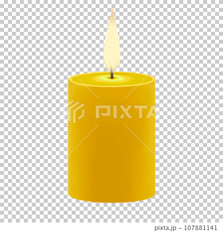 Realistic candle illustration Realistic candle illustration 107881141