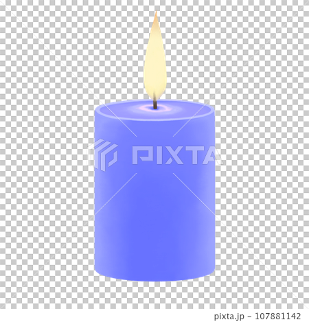 Realistic candle illustration Realistic candle illustration 107881142