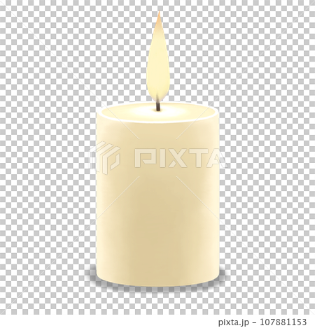 Realistic candle illustration 107881153