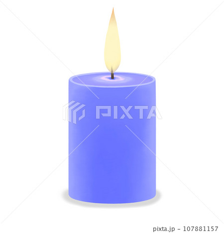 リアルなキャンドルのイラスト 107881157