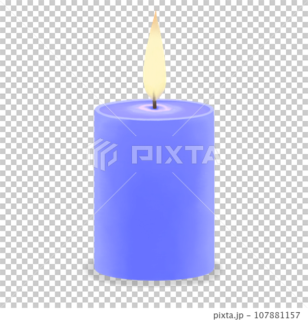 リアルなキャンドルのイラスト 107881157