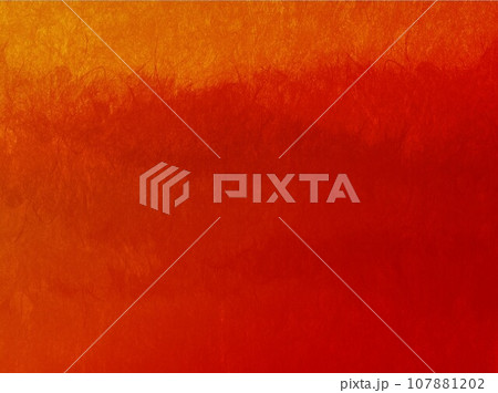 和紙雲竜紙赤色グラデーション 107881202