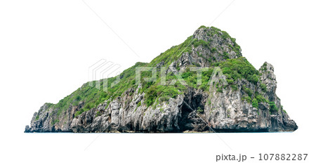 beautiful Island isolated 107882287