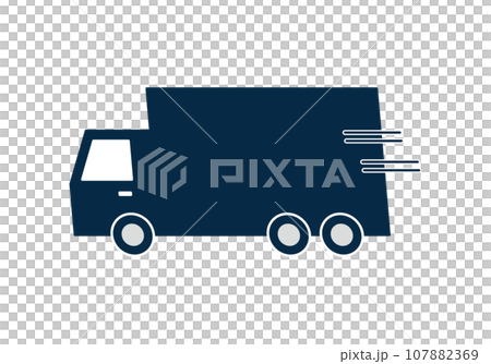 運行卡車的向量插圖集 運行卡車的向量插圖集 107882369