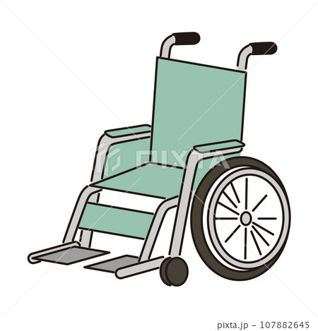 シンプルな車椅子 107882645