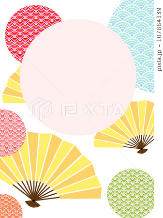 和風の背景素材のイラスト 和風の背景素材のイラスト 107884139