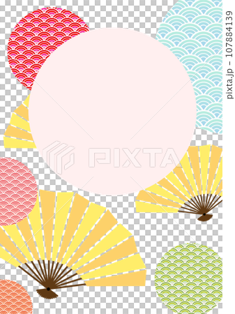 和風の背景素材のイラスト 和風の背景素材のイラスト 107884139