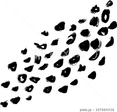 Grunge Ink Dry Brush Abstract Texture 107884338