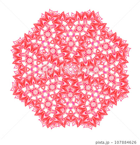 Colorful abstract mandala Colorful abstract mandala 107884626