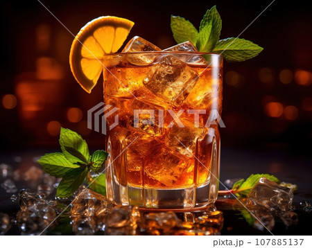 An isolated lemon tea An isolated lemon tea 107885137