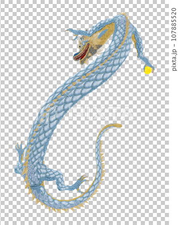 Realistic dragon illustration Realistic dragon illustration 107885520