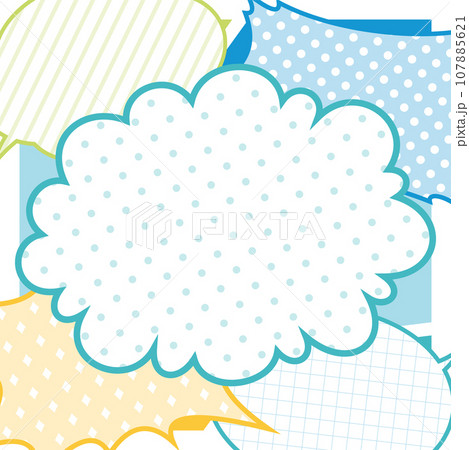 背景素材_漫画_カラフル 107885621