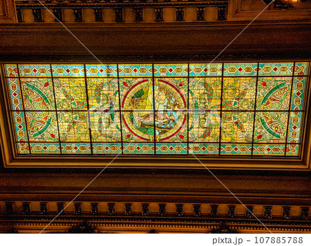 Teatro Colon, Colon Theater, one of the world's best opera houses, the cultural icon of Buenos Aires, Argentina Teatro Colon, Colon Theater, one of the world's best opera houses, the cultural icon of Buenos Aires, Argentina 107885788