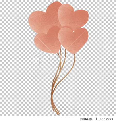 Heart balloons for birthday decorations and various festivals Heart balloons for birthday decorations and various festivals 107885954