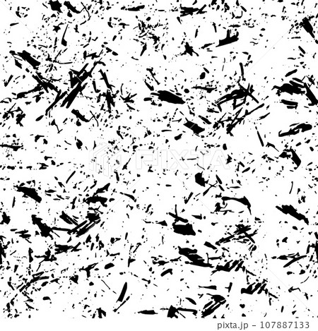 Seamless scratch grunge urban background. Dust overlay distress grain , simply place illustration over any object to create grunge effect . Hand drawing texture. Vector 107887133
