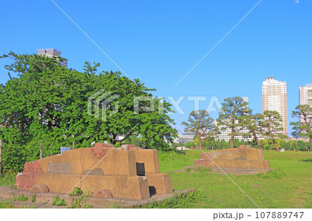 東京都、台場公園の風景 107889747