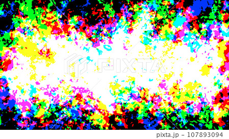 Fun colorful line doodle seamless pattern. Creative minimalist style art background for children or trendy design with basic shapes. Simple party confetti texture. 3d rendering Fun colorful line doodle seamless pattern. Creative minimalist style art background for children or trendy design with basic shapes. Simple party confetti texture. 3d rendering 107893094