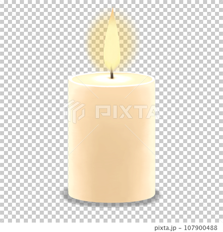 リアルなキャンドルのイラスト 107900488