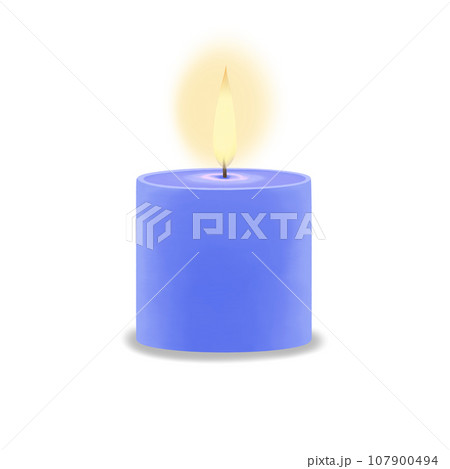 リアルなキャンドルのイラスト 107900494