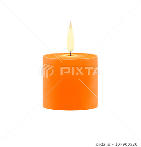 リアルなキャンドルのイラスト 107900520