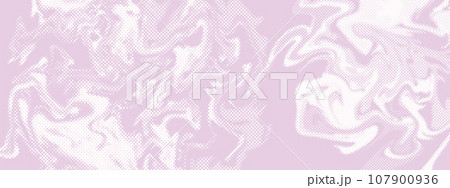 Liquid half tone background, psychedelic dot gradient texture, wavy pattern vector 90s retro banner Liquid half tone background, psychedelic dot gradient texture, wavy pattern vector 90s retro banner 107900936