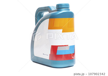 engine oil bottle isolated on white engine oil bottle isolated on white 107902342