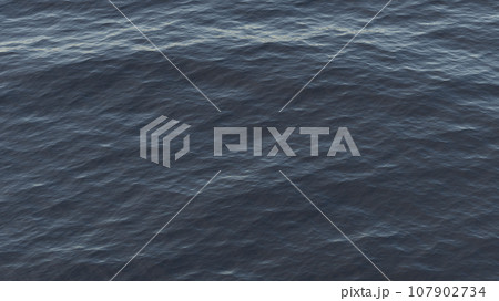 Bottomless endless ocean. 3d render. Bottomless endless ocean. 3d render. 107902734