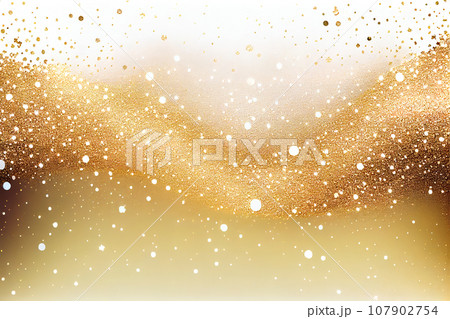 Light Christmas golden luxury glitter background. Light Christmas golden luxury glitter background. 107902754