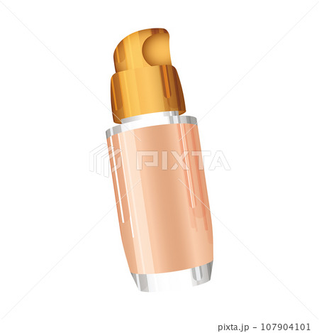 Isolated Face Primer colored fashion icon Vector Isolated Face Primer colored fashion icon Vector 107904101