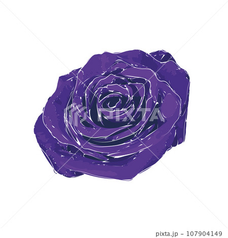 Isolated neon colored flower Vector 107904149