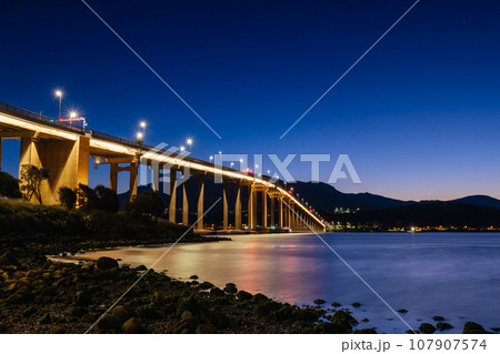 Tasman Bridge in Hobart Tasmania Australia 107907574