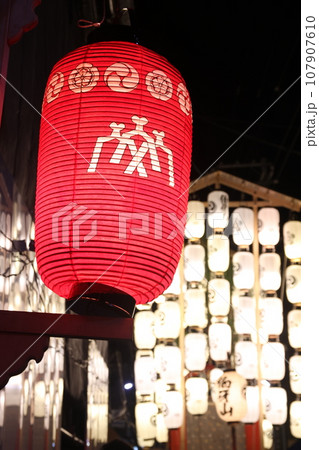 祇園祭の提灯 祇園祭の提灯 107907610
