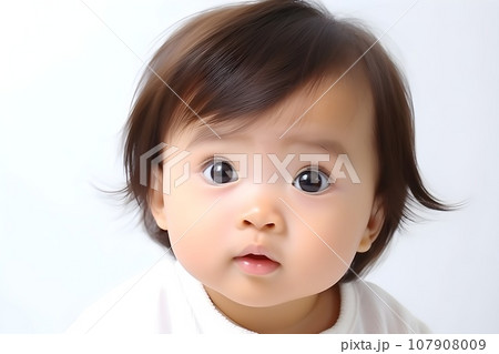 びっくりする赤ちゃん8 AI生成画像 びっくりする赤ちゃん8 AI生成画像 107908009